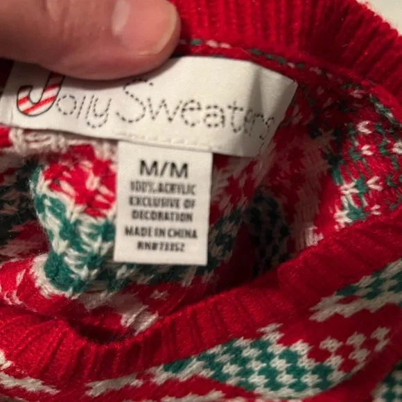 Jolly Sweaters Llama Christmas Sweater Size M - Picture 5 of 5